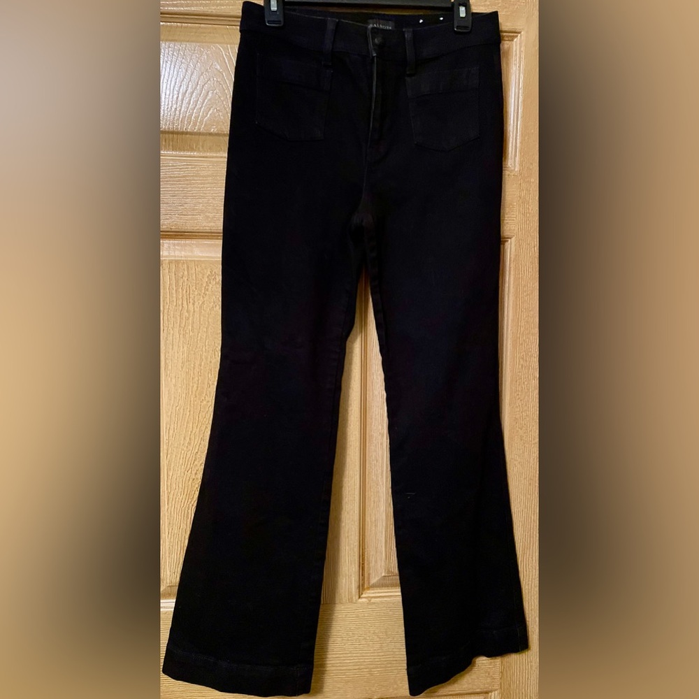 Talbots Black Flare Jeans size 4
